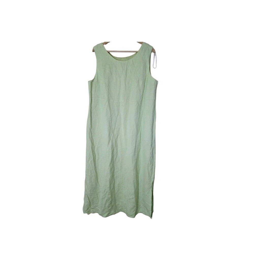 Linen Rayon Womens Maxi Dress Size Large